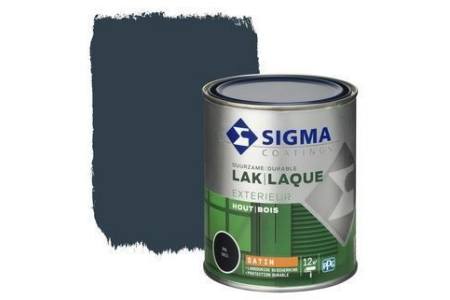 sigma lak exterieur 5011 staalblauw zijdeglans