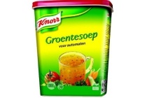 knorr groentesoep voor automaten