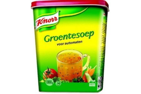 knorr groentesoep voor automaten