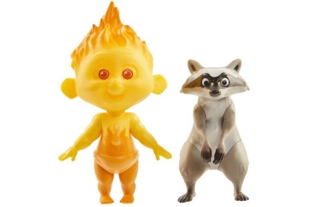 the incredibles 2 actiefiguren jack jack en raccoon