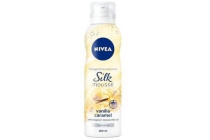 nivea vanilla caramel silk mousse doucheschuim