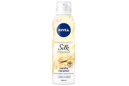 nivea vanilla caramel silk mousse doucheschuim