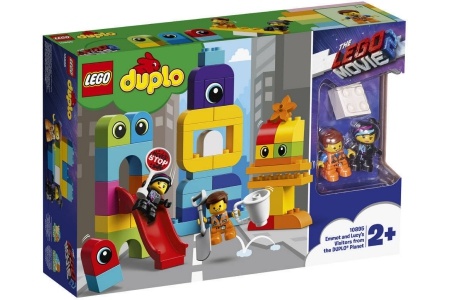 lego duplo visite voor emmet en lucy van de duplo planeet 10895