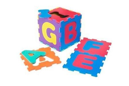 playing kids puzzelmat alfabet