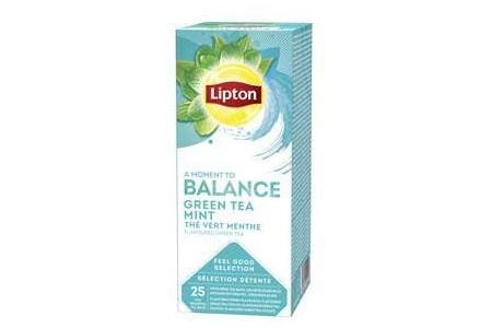 lipton feel good tea balance mint