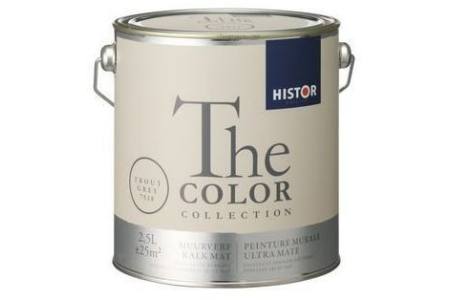 histor the color collection muurverf trout grey 2 5 liter