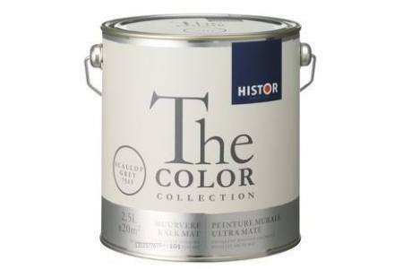 histor the color collection muurverf scallop grey 2 5 liter