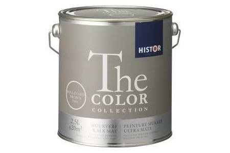 histor the color collection muurverf boulevard brown 2 5 liter