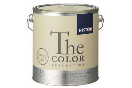 histor the color collection muurverf harmony yellow 2 5 liter