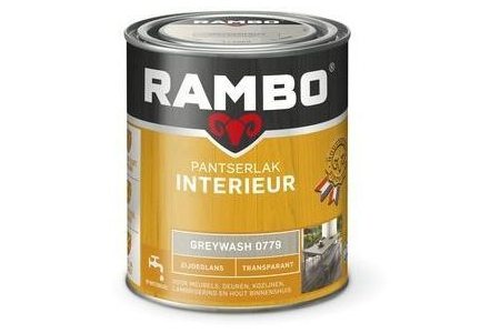 rambo pantserlak interieur transparant zijdeglans greywash 750 ml