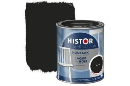 histor perfect finish houtlak hoogglans ral 9005 zwart