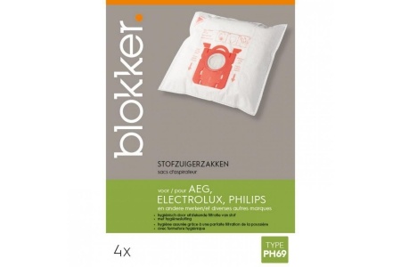 blokker stofzuigerzak aeg electrolux philips ph 69 4 stuks