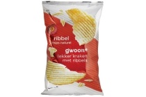 g woon ribbelchips naturel