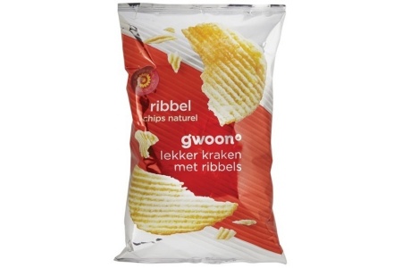 g woon ribbelchips naturel