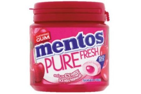 mentos gum cherry