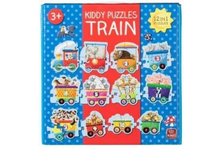 tomy king koffertje met 123 puzzel