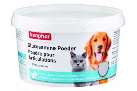 beaphar glucosamine poeder voedingssupplement gewrichten spieren 300 g