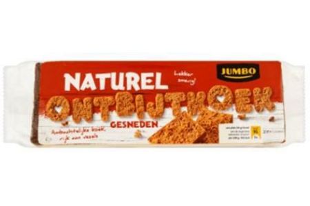 gesneden ontbijtkoek naturel