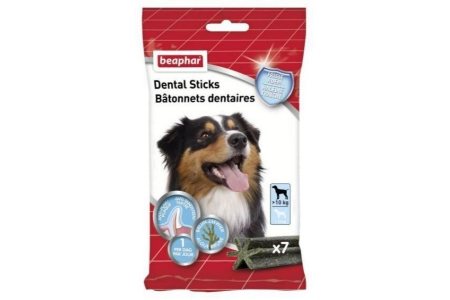 beaphar dental sticks middel grote hond hondensnacks 182 g 7 stuks