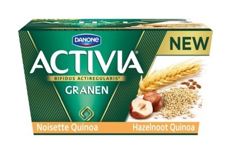 activia yoghurt hazelnoot quinoa 4 stuks