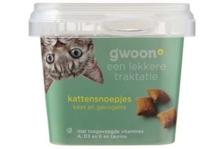 g woon kattensnoepjes kaas en gevolgelte