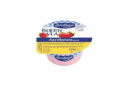 zuivelhoeve boer n vla aardbei