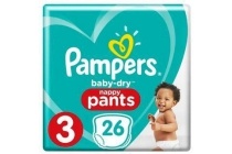 pampers baby dry pants maat 3 luierbroekjes