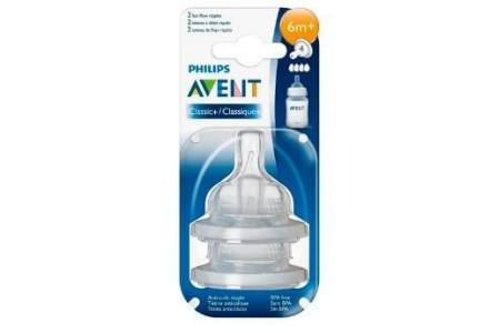 philips avent scf634 27 classic 6m snelle flessenspeen