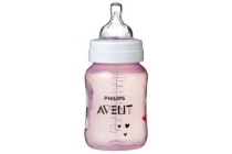 philips avent 1 m anti colic fles roze 260 ml