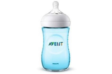 philips avent natural 1 m fles blauw 260 ml