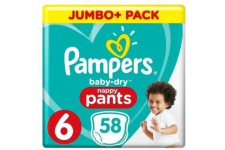 pampers baby dry pants maat 6 luierbroekjes