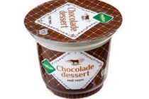 melkan chocoladedessert met room