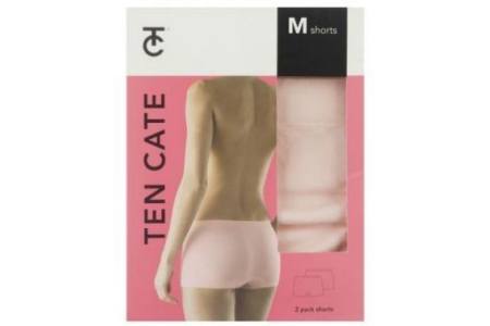 ten cate dames short roze 2 pack