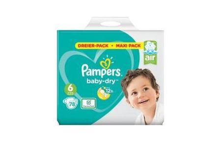 pampers baby dry maat 6 78 luiers voor droge ademende huid