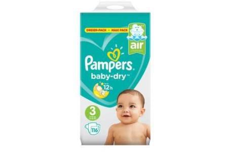 pampers baby dry maat 3 116 luiers voor droge ademende huid