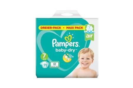 pampers baby dry maat 7 72 luiers voor droge ademende huid