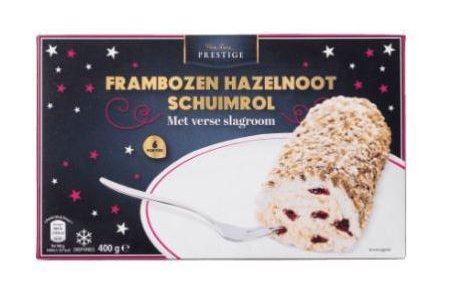 schuimrol framboos hazelnoot