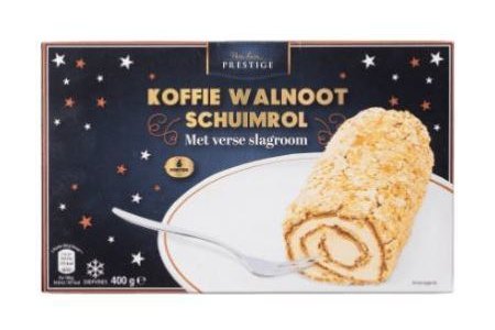 schuimrolgebak koffie walnoot