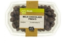 plus chocolade pinda