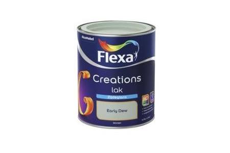 flexa creations lak zijdeglans early dew 750 ml