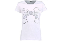 kinder t shirt met krijtjes