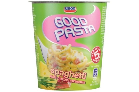 unox pasta spaghetti carbonara 70 gram