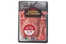 gerookte zachte boerenmetworst