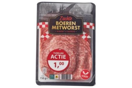 gerookte zachte boerenmetworst