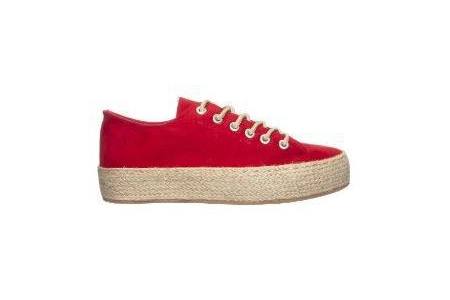 platform canvasschoen trend one rood