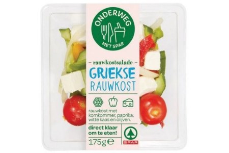 spar rauwkostsalade grieks 175 gram