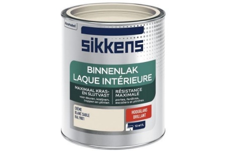 sikkens binnenlak hoogglans ral 9001