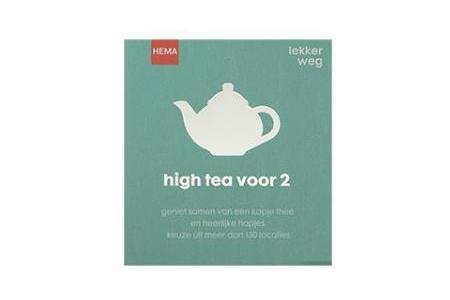 high tea voor 2 bij hema