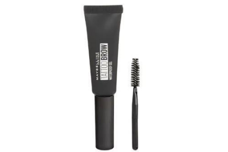 maybelline 07 black brown tattoo brow waterproof gel