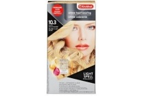 kruidvat 10 3 licht goud blond creme haarkleuring